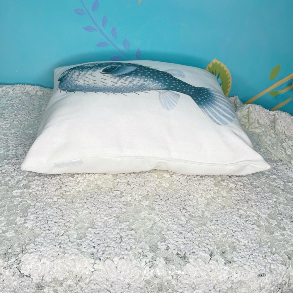 Blue Fish Decorative Pillow - Picture 5 of 8